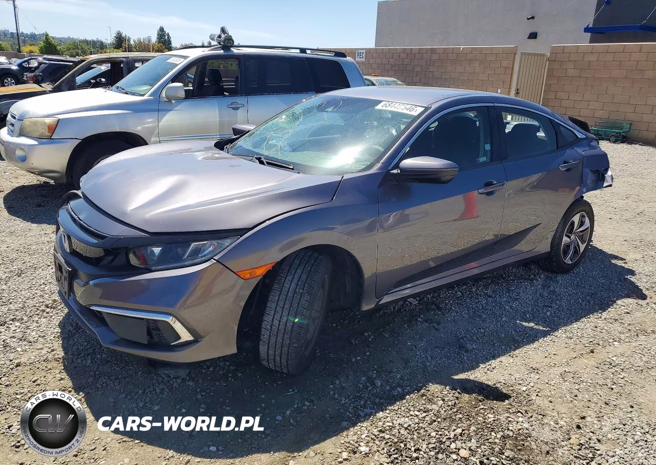 2019 Honda Civic Lx VIN:19XFC2F62KE207489 - 1
