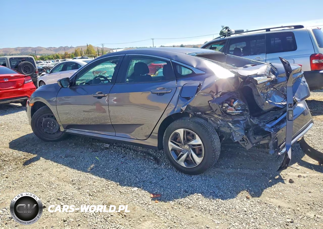 2019 Honda Civic Lx VIN:19XFC2F62KE207489 - 2