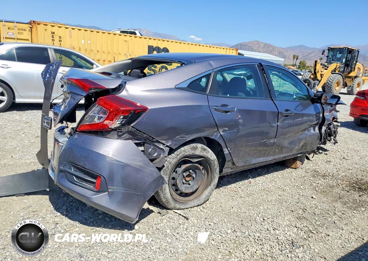 2019 Honda Civic Lx VIN:19XFC2F62KE207489 - 3