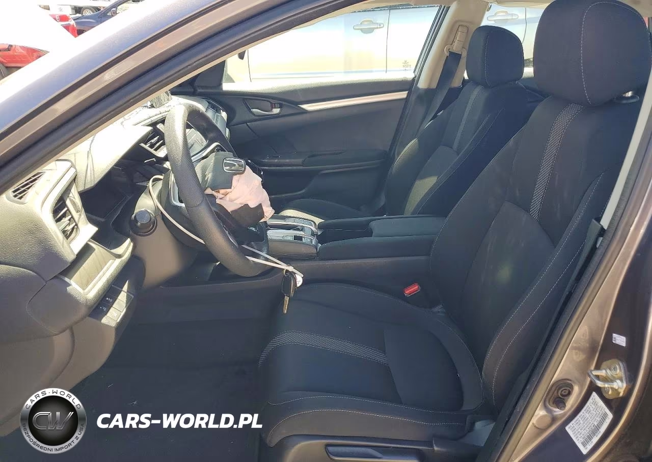 2019 Honda Civic Lx VIN:19XFC2F62KE207489 - 7