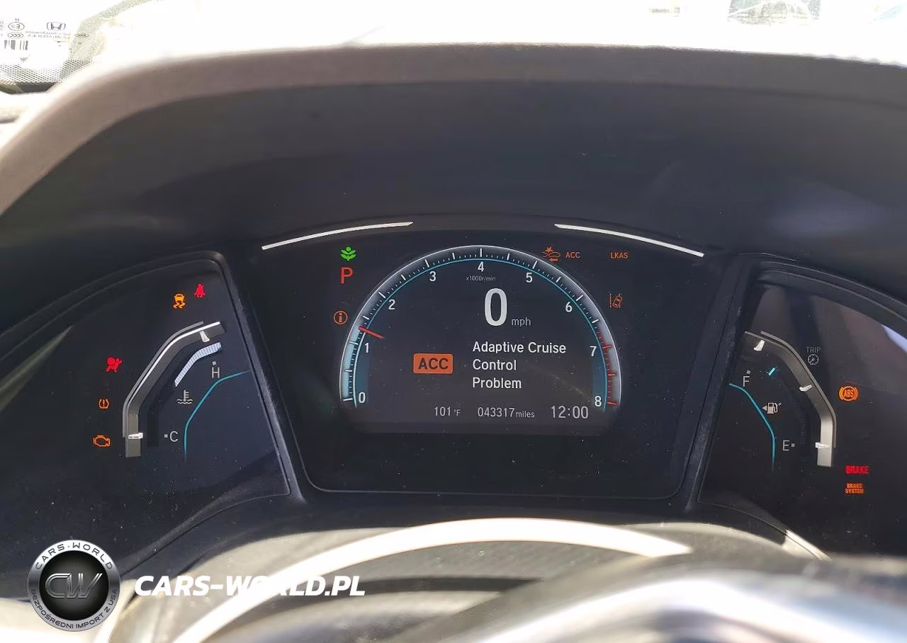2019 Honda Civic Lx VIN:19XFC2F62KE207489 - 9