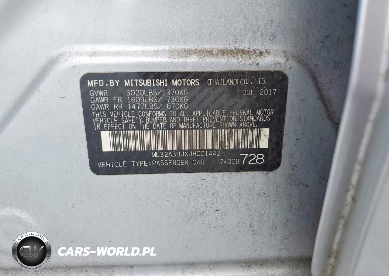 2018 Mitsubishi Mirage Es VIN:ML32A3HJXJH001442 - 12