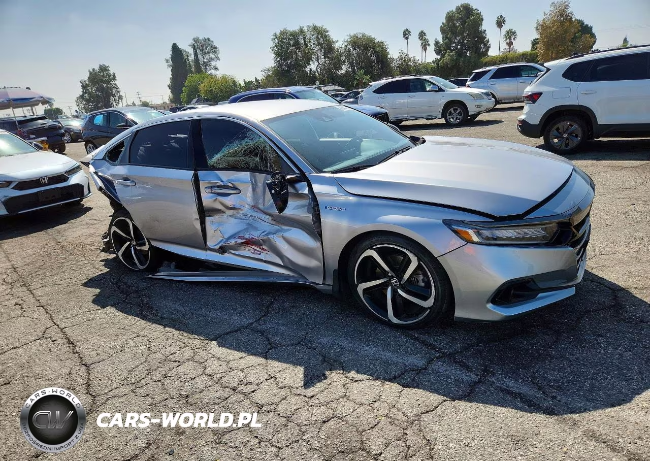 2022 Honda Accord Hybrid Sport VIN:1HGCV3F22NA044741 - 4