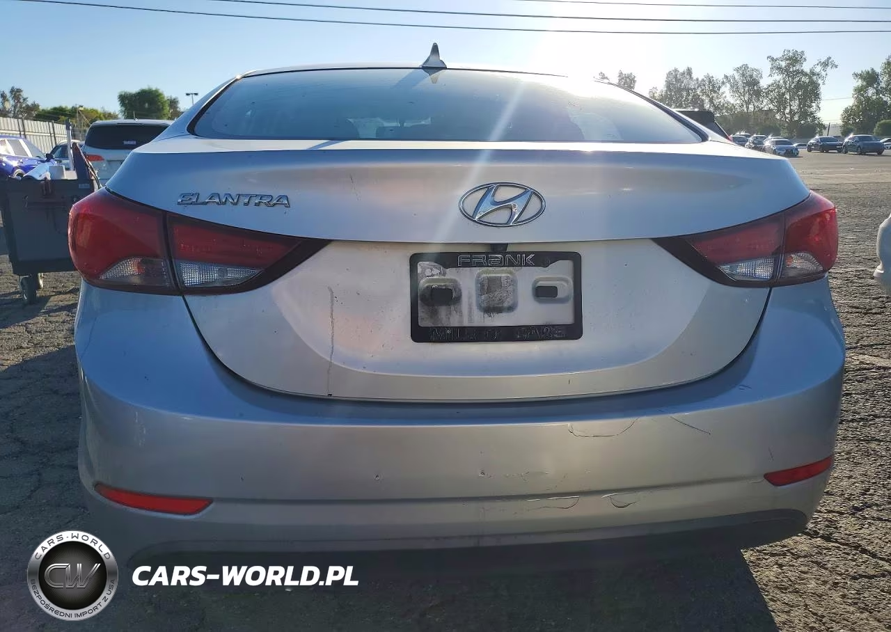 2015 Hyundai Elantra Se VIN:5NPDH4AE3FH599872 - 6