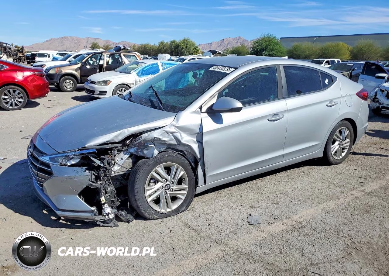 2020 Hyundai Elantra Sel VIN:KMHD84LF9LU038854 - 1