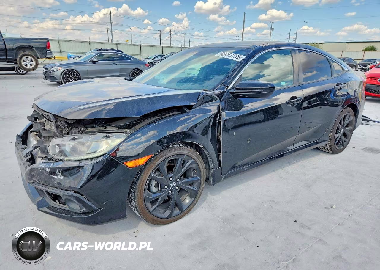 2019 Honda Civic Sport VIN:19XFC2F81KE203967 - 1