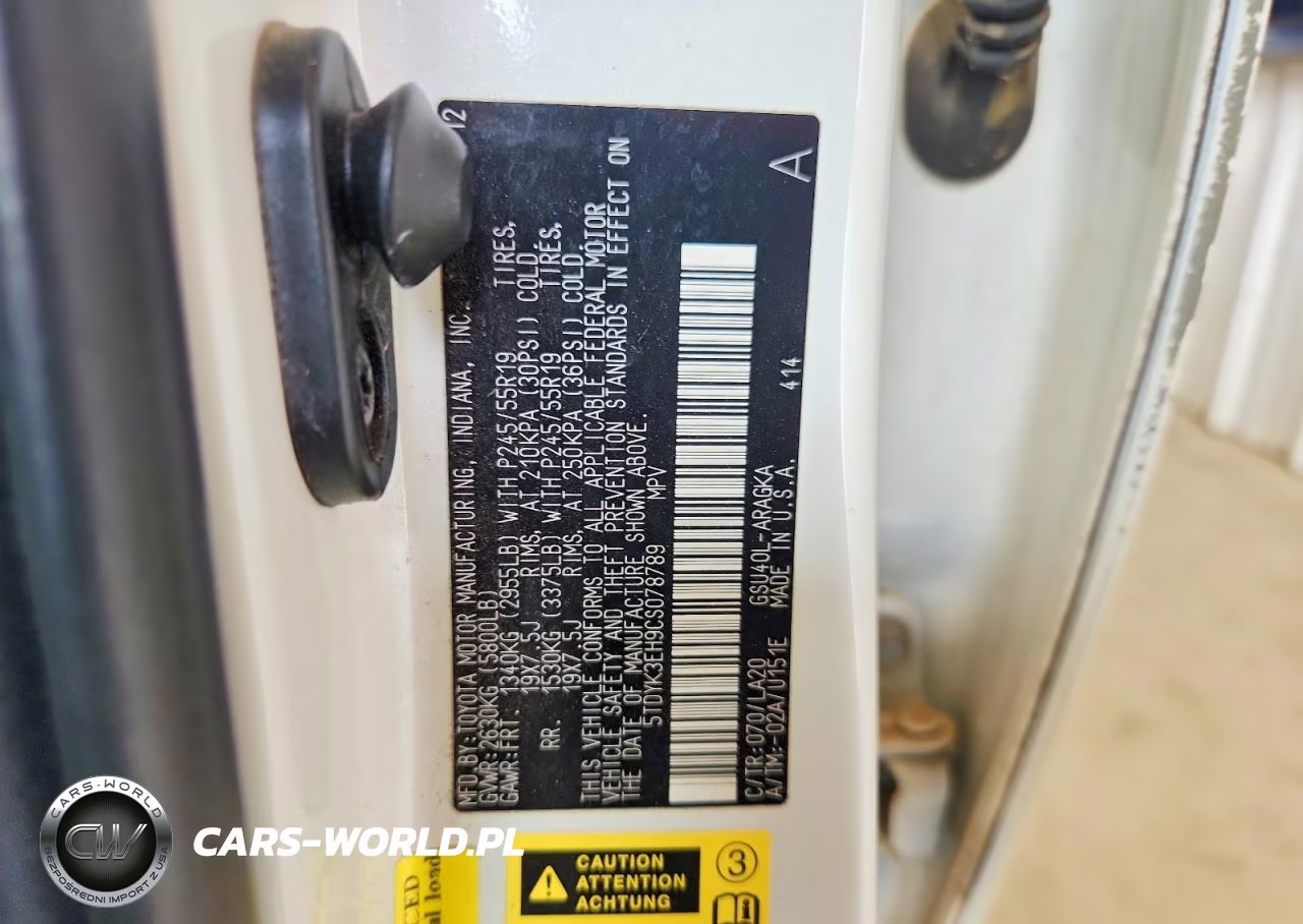 2012 Toyota Highlander Limited VIN:5TDYK3EH9CS078789 - 13