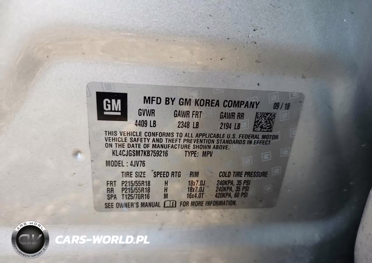 2019 Buick Encore Essence VIN:KL4CJGSM7KB759216 - 14