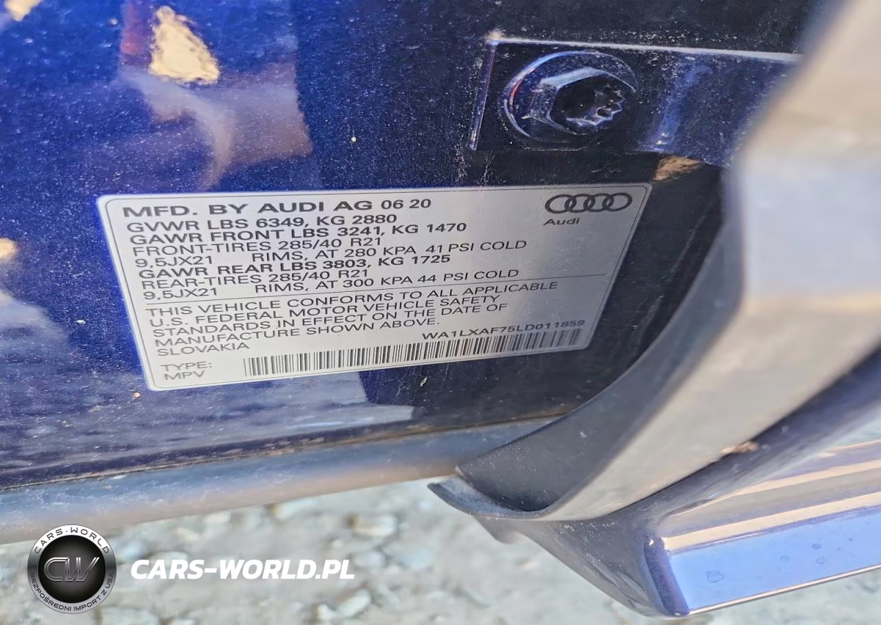 2020 Audi Q7 Premium Plus VIN:WA1LXAF75LD011859 - 12