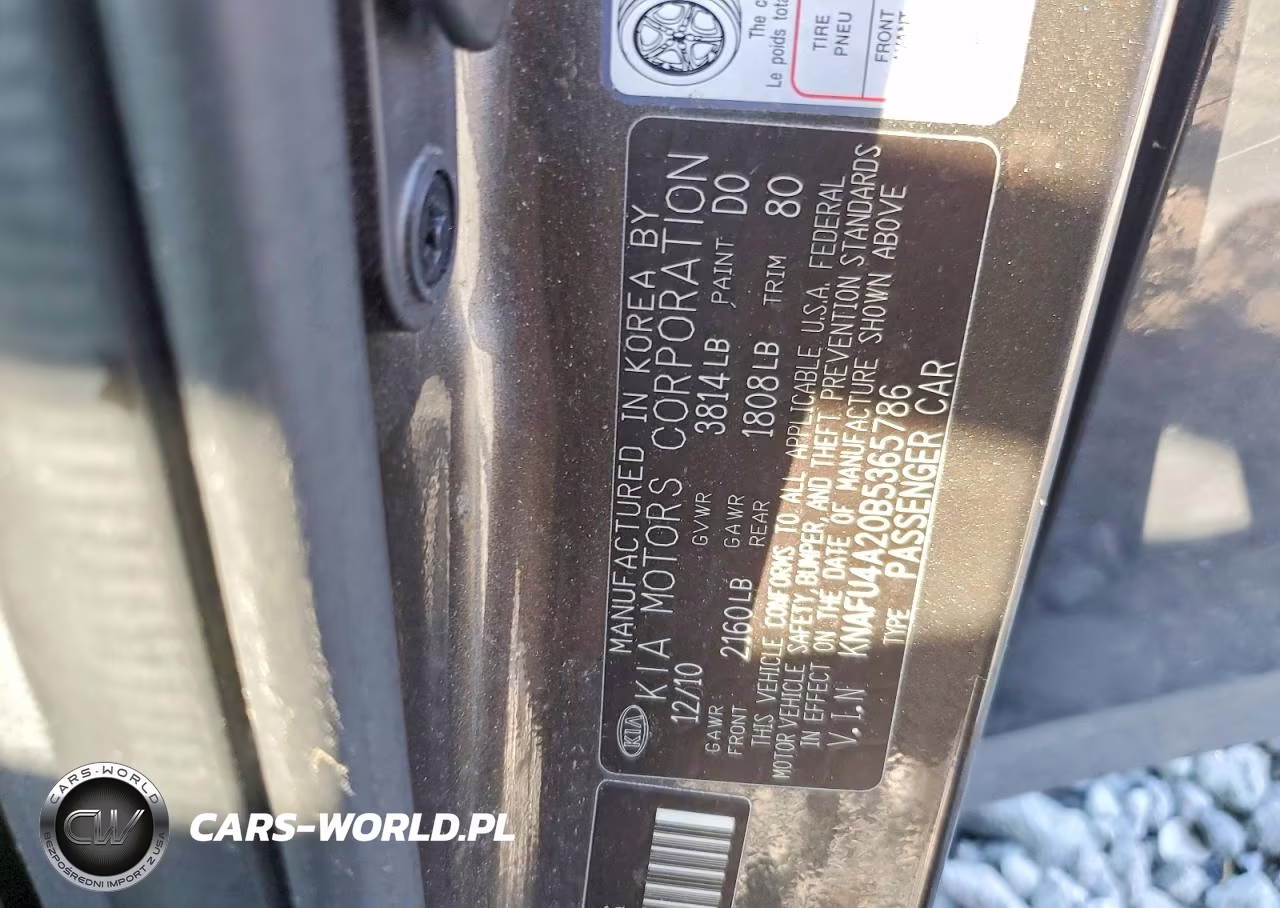 2011 Kia Forte Ex VIN:KNAFU4A20B5365786 - 13