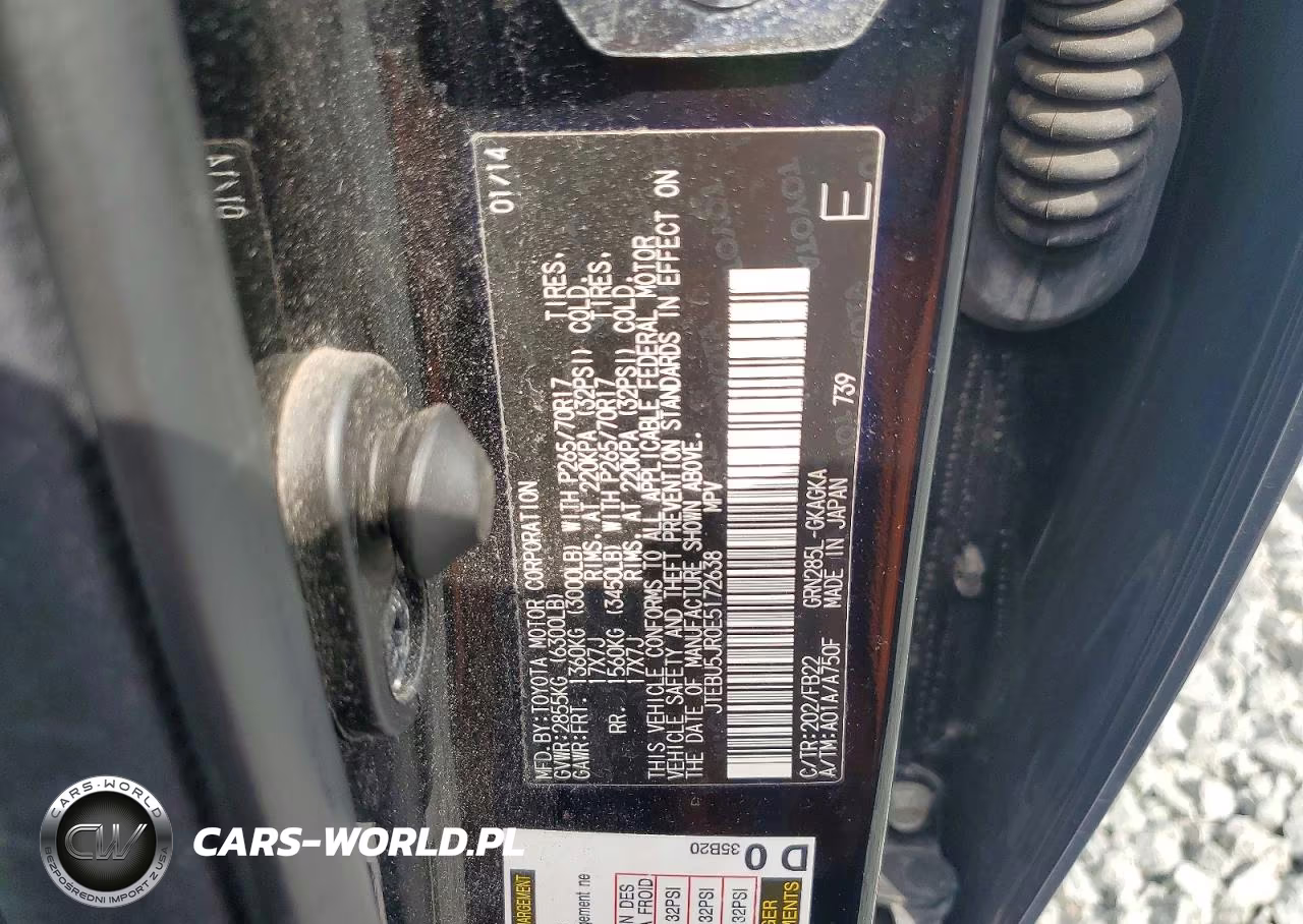 2014 Toyota 4Runner Sr5 VIN:JTEBU5JR0E5172638 - 13