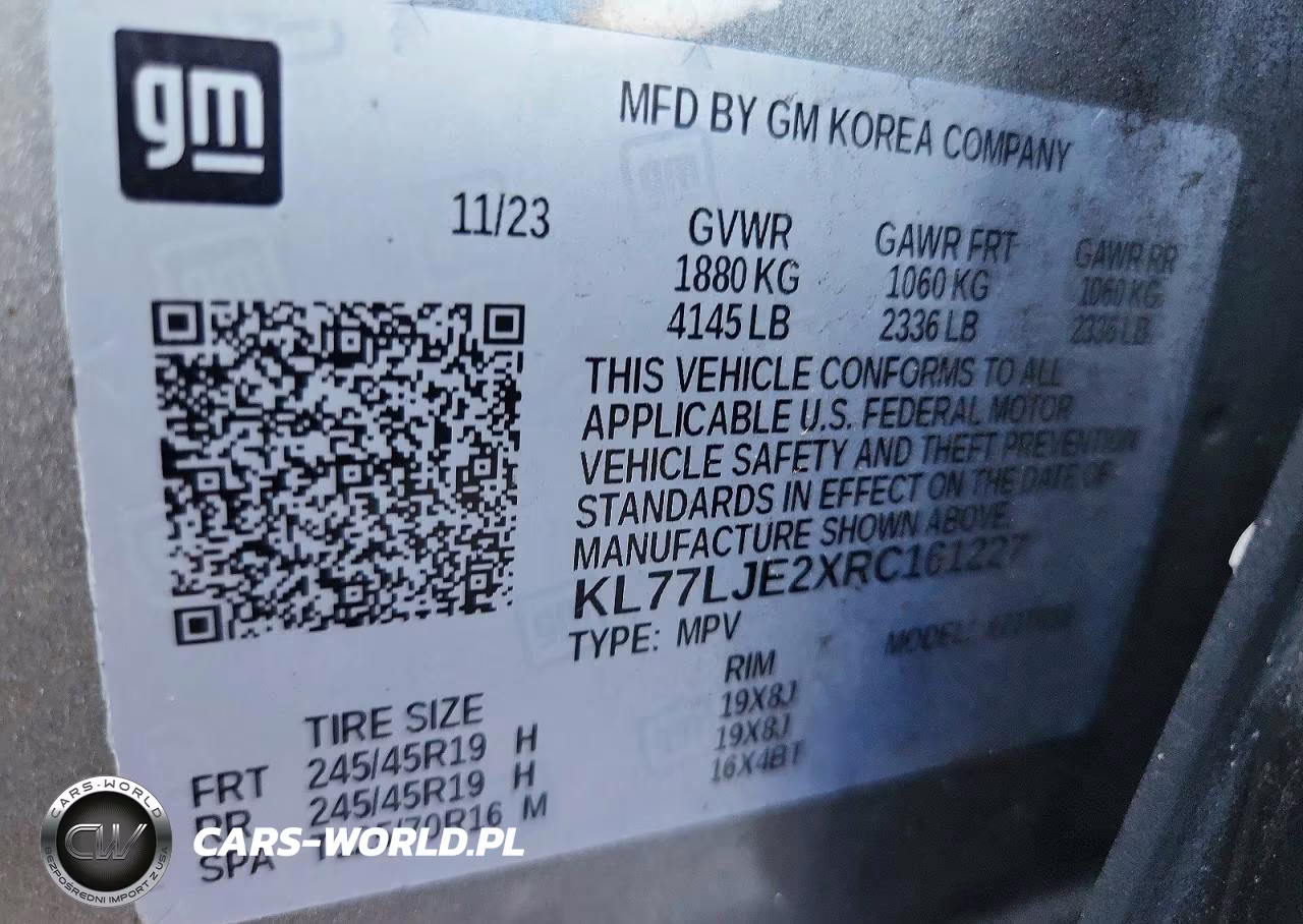 2024 Chevrolet Trax 2Rs VIN:KL77LJE2XRC161227 - 13