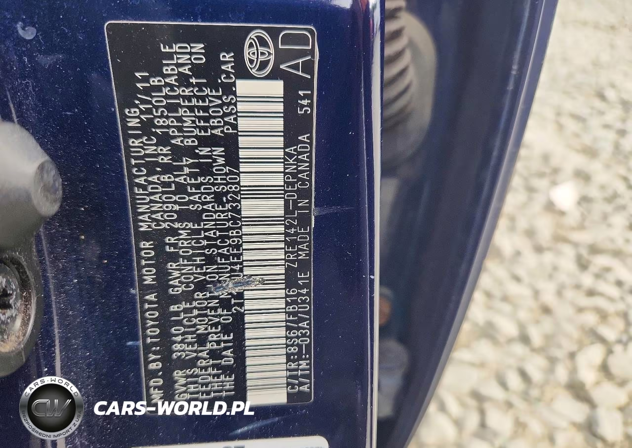2011 Toyota Corolla Le VIN:2T1BU4EE9BC732807 - 12
