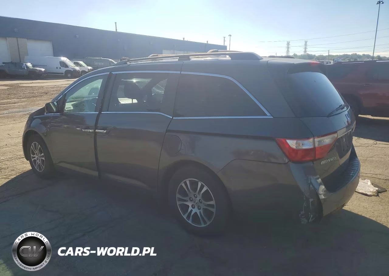 2013 Honda Odyssey Exl VIN:5FNRL5H67DB002047 - 2