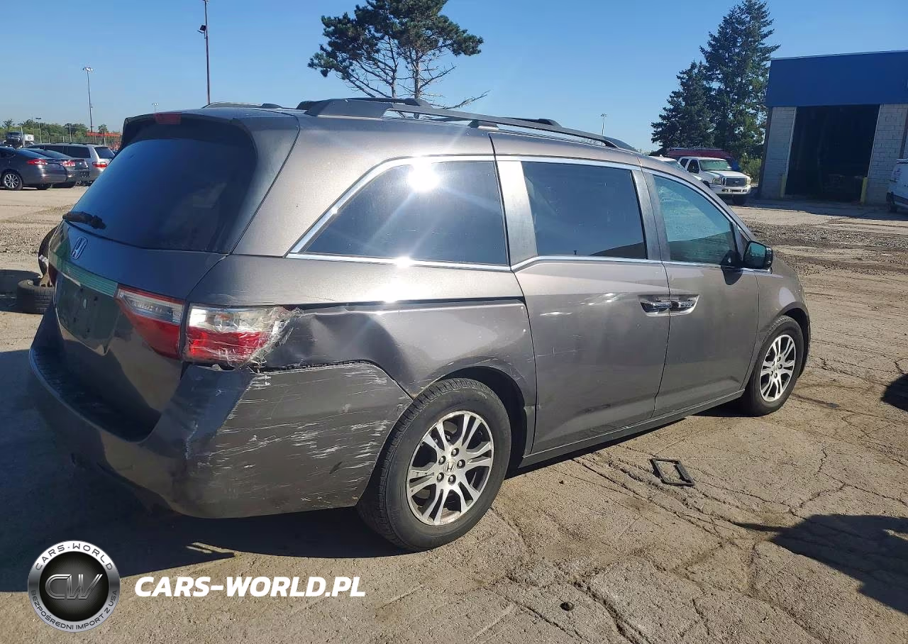 2013 Honda Odyssey Exl VIN:5FNRL5H67DB002047 - 3