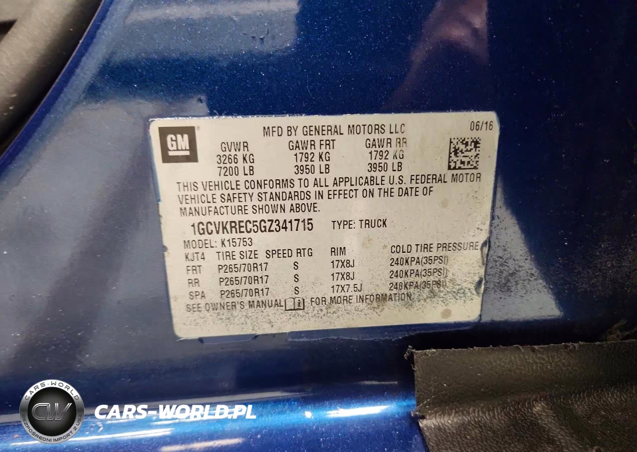 2016 Chevrolet Silverado K1500 Lt VIN:1GCVKREC5GZ341715 - 12