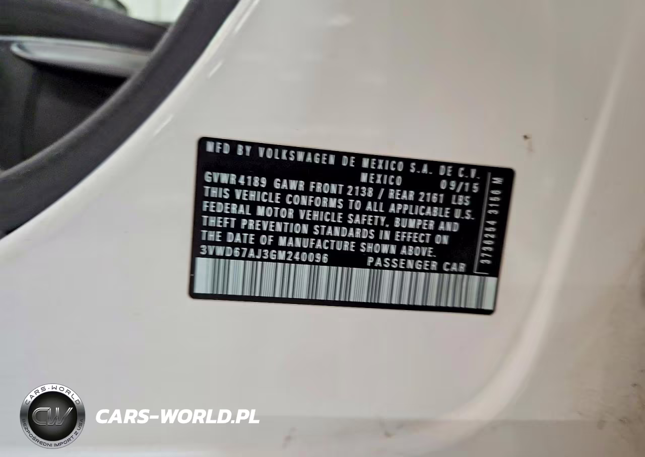 2016 Volkswagen Jetta Se VIN:3VWD67AJ3GM240096 - 12