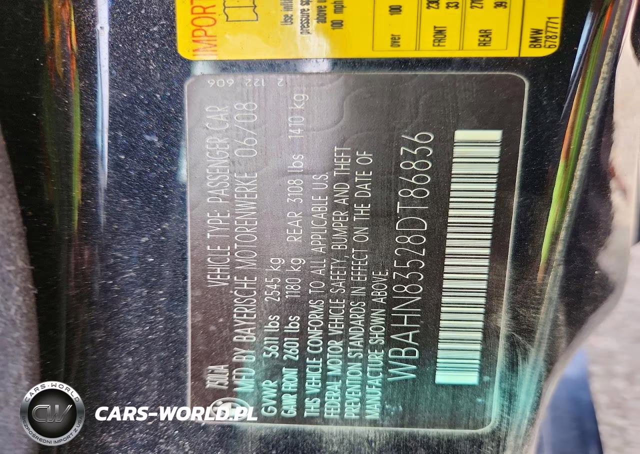 2008 BMW 750 Li VIN:WBAHN83528DT86836 - 12