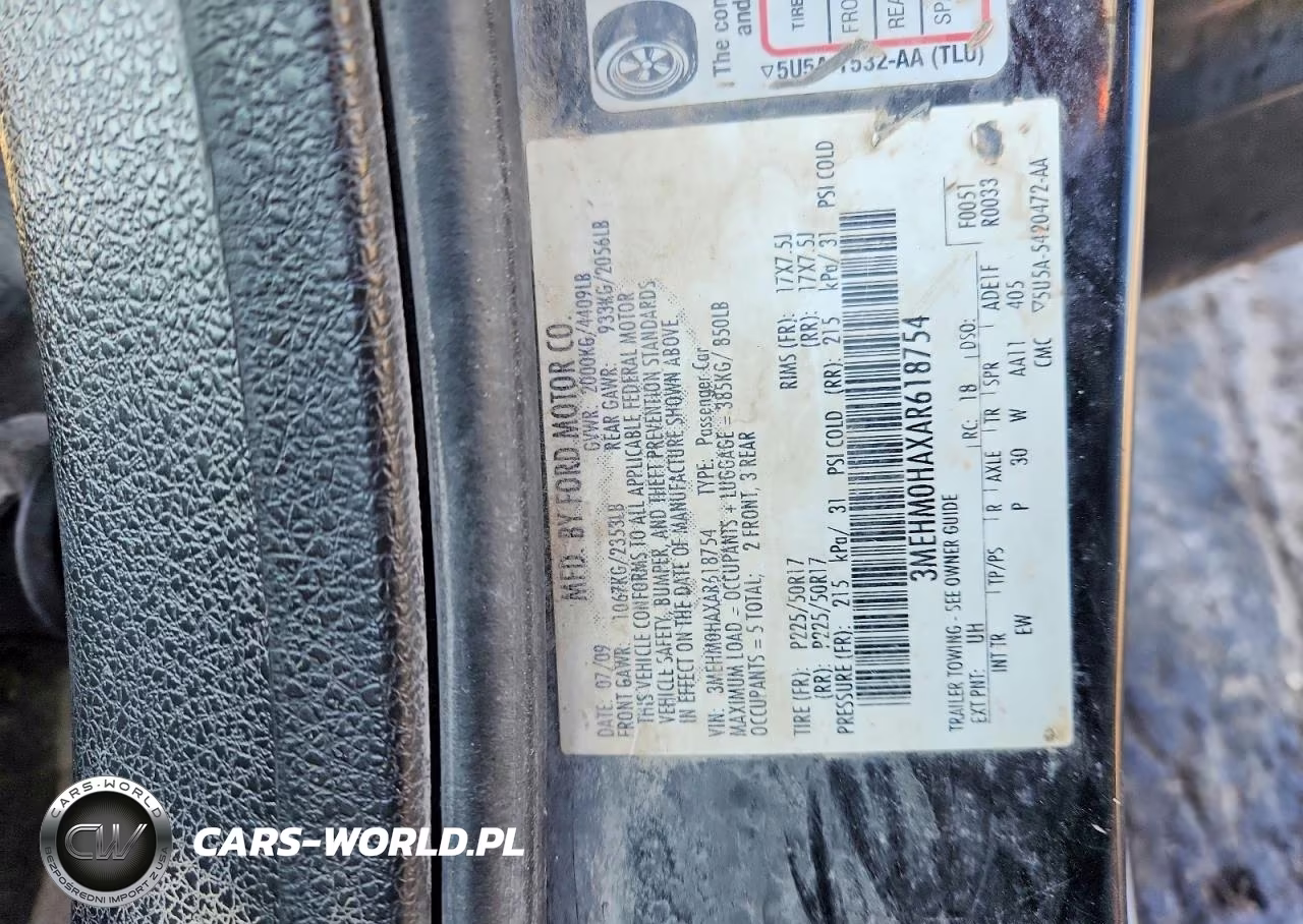 2010 Mercury Milan VIN:3MEHM0HAXAR618754 - 13