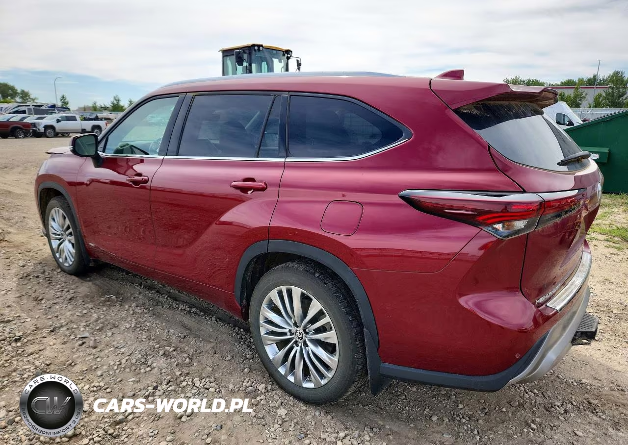2024 Toyota Highlander Hybrid Platinum VIN:5TDEBRCH8RS141821 - 2