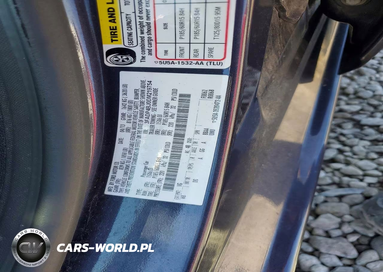 2013 Ford Fiesta Se VIN:3FADP4BJ0DM219754 - 12