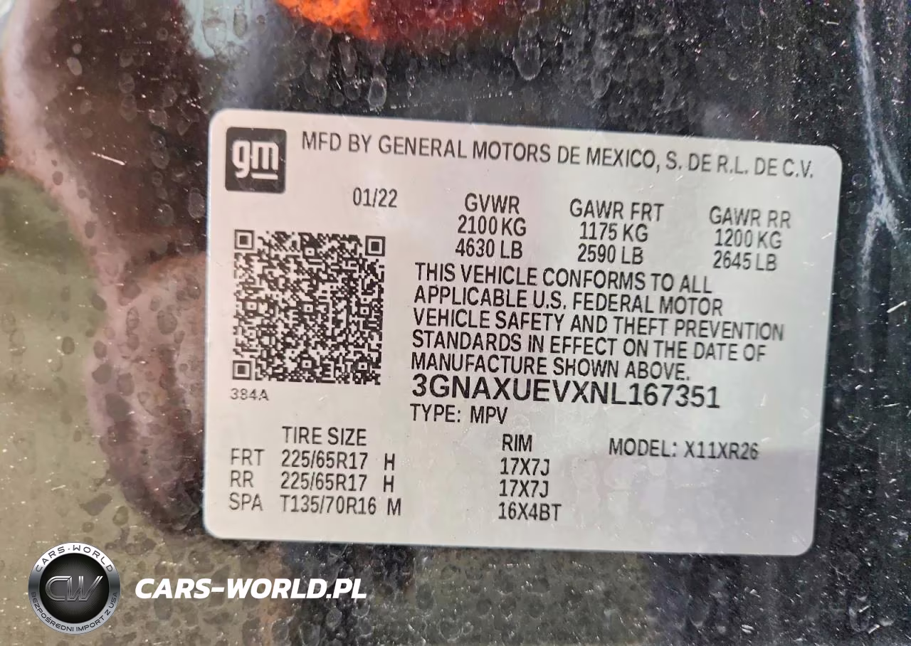 2022 Chevrolet Equinox Lt VIN:3GNAXUEVXNL167351 - 14