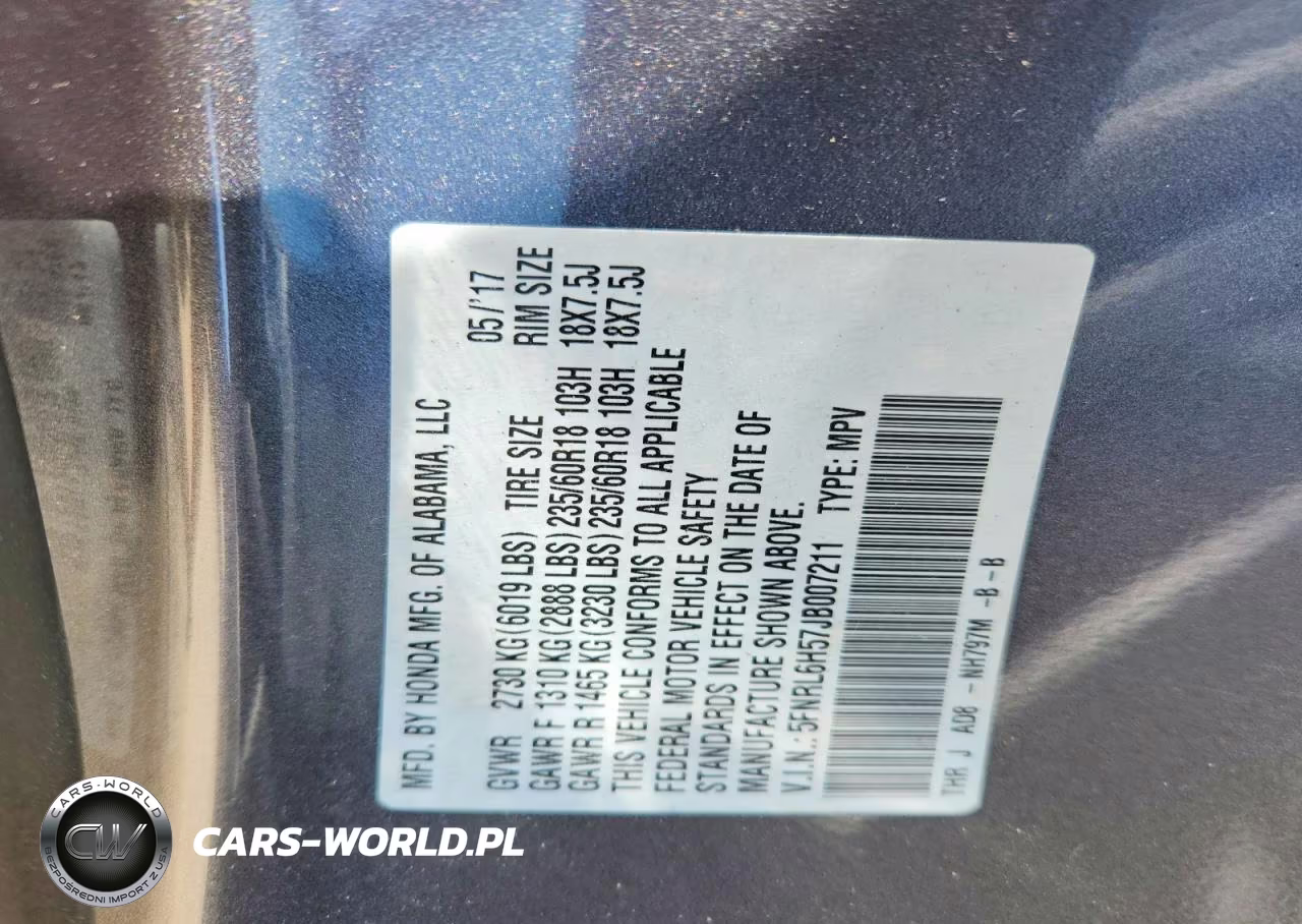 2018 Honda Odyssey Ex VIN:5FNRL6H57JB007211 - 14