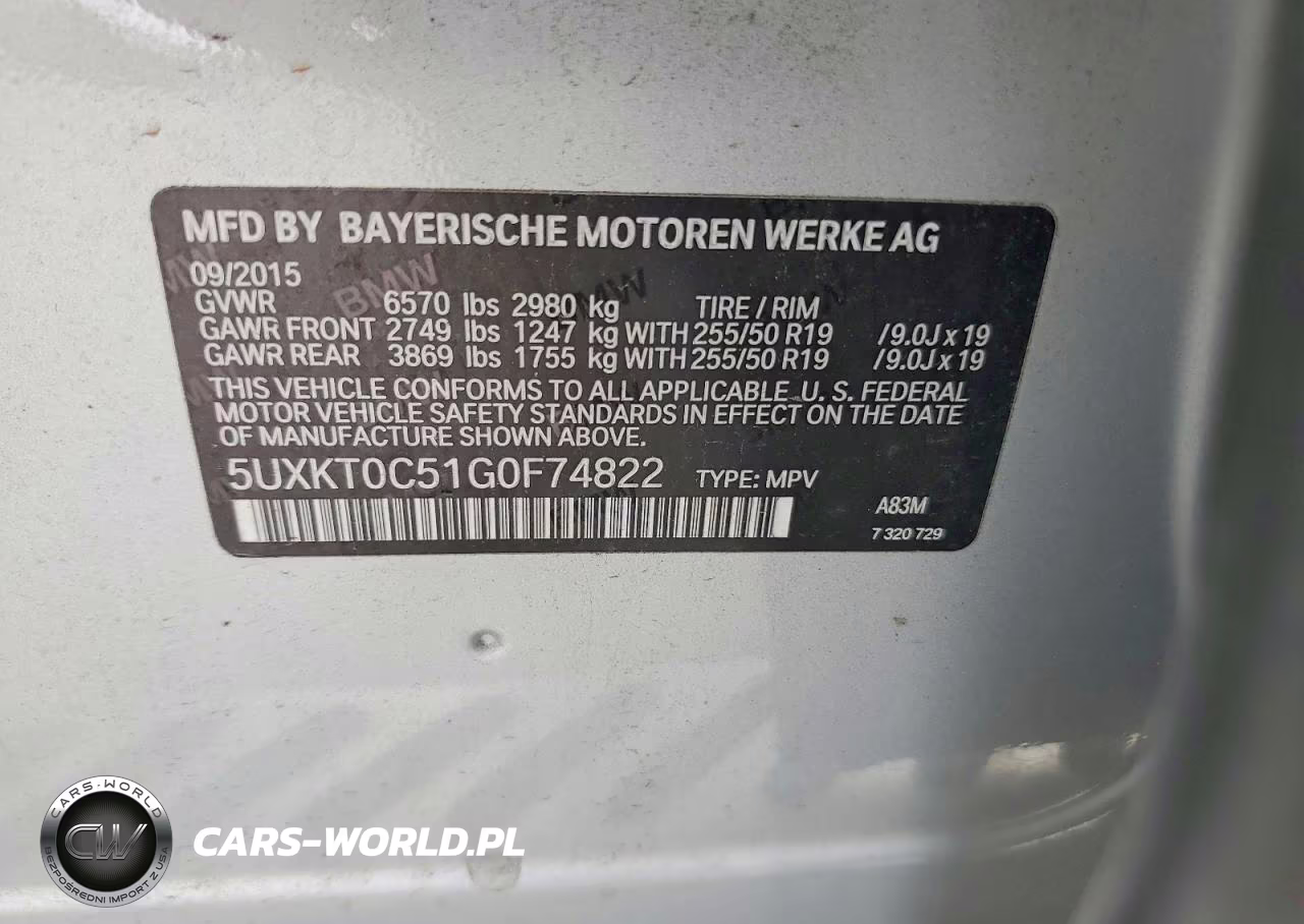 2016 BMW X5 Xdr40E VIN:5UXKT0C51G0F74822 - 12