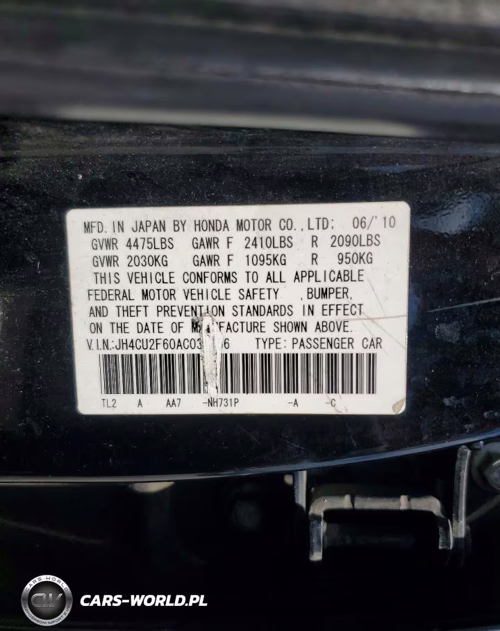 2010 Acura Tsx VIN:JH4CU2F60AC031756 - 12