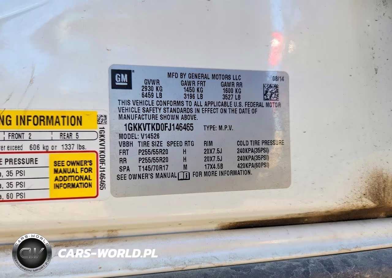 2015 GMC Acadia Denali VIN:1GKKVTKD0FJ146465 - 13