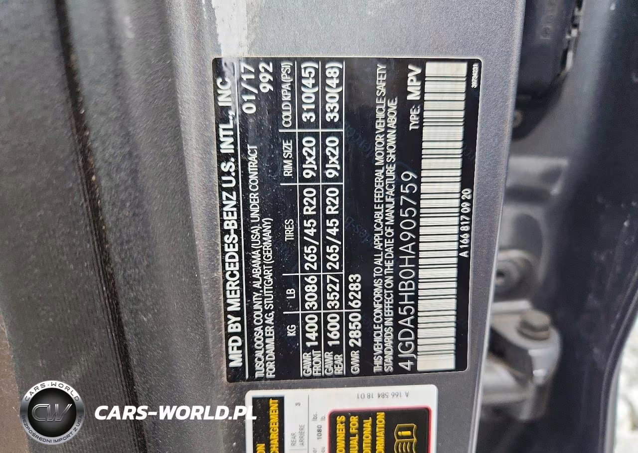 2017 Mercedes-Benz Gle 350 4Matic VIN:4JGDA5HB0HA905759 - 13