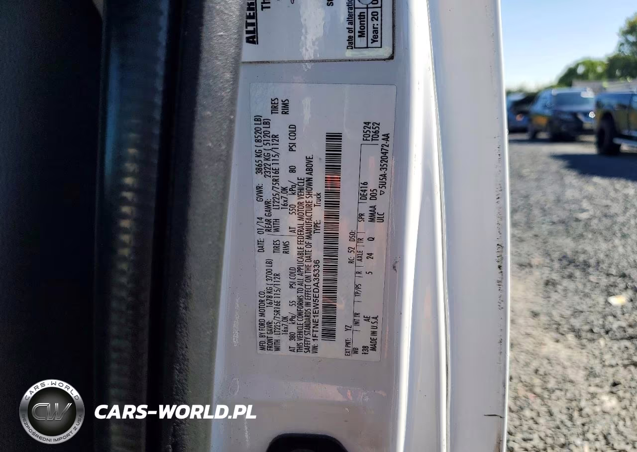 2014 Ford Econoline E150 Van VIN:1FTNE1EW5EDA35336 - 14