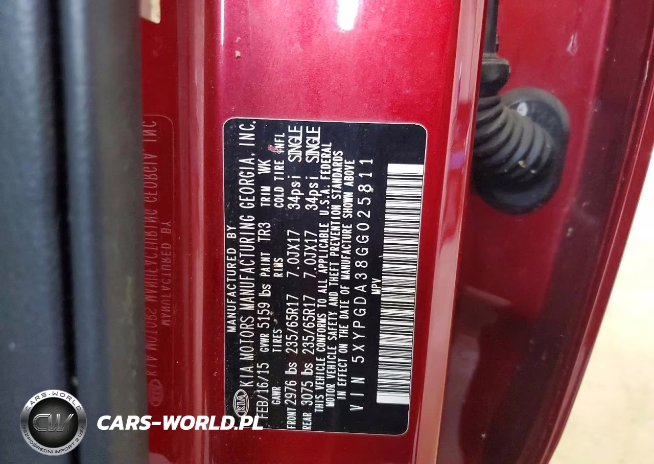 2016 Kia Sorento Lx VIN:5XYPGDA38GG025811 - 13