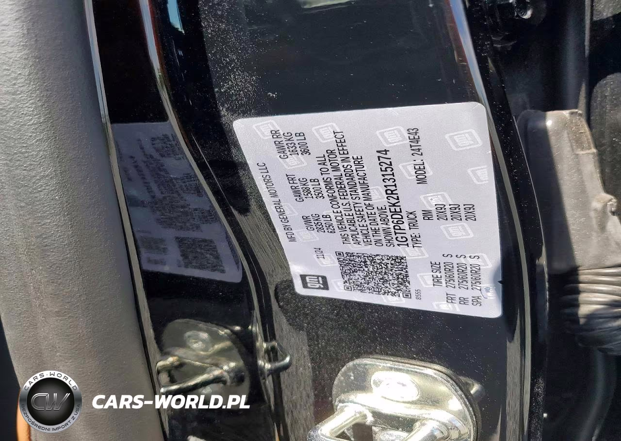 2024 GMC Canyon At4 VIN:1GTP6DEK2R1315274 - 12