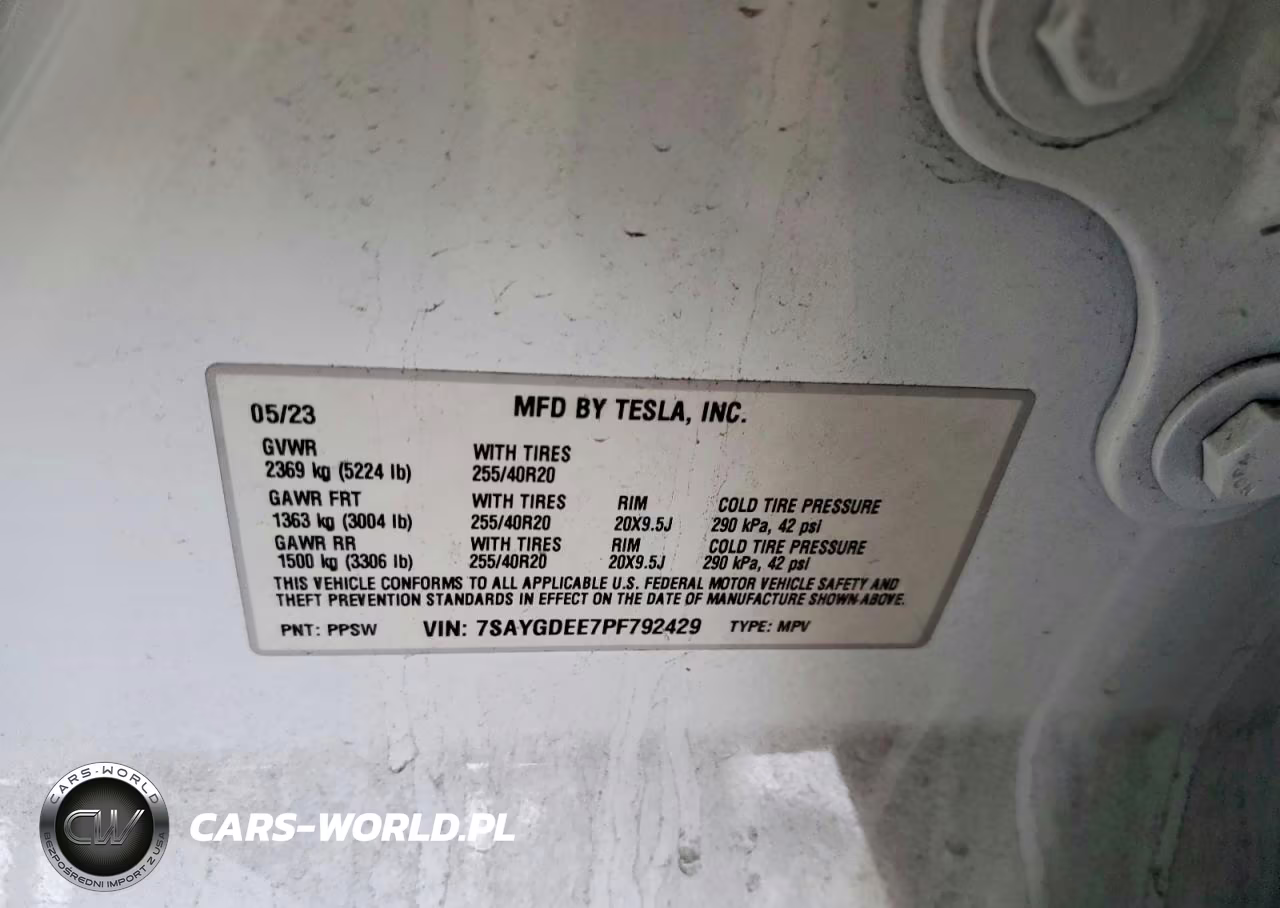 2023 Tesla Model Y VIN:7SAYGDEE7PF792429 - 12