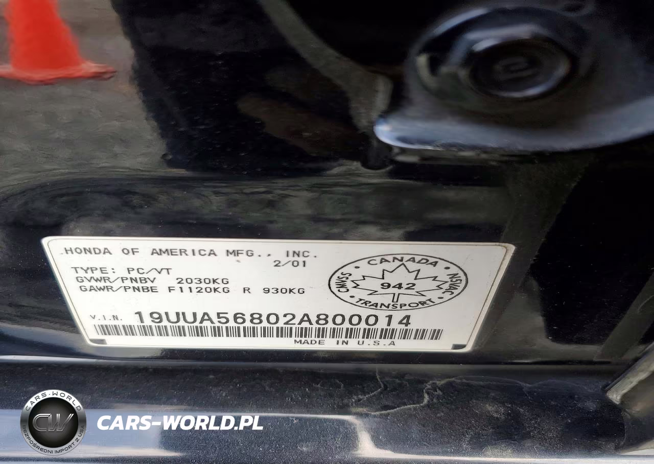 2002 Acura 3.2Tl Type-S VIN:19UUA56802A800014 - 12