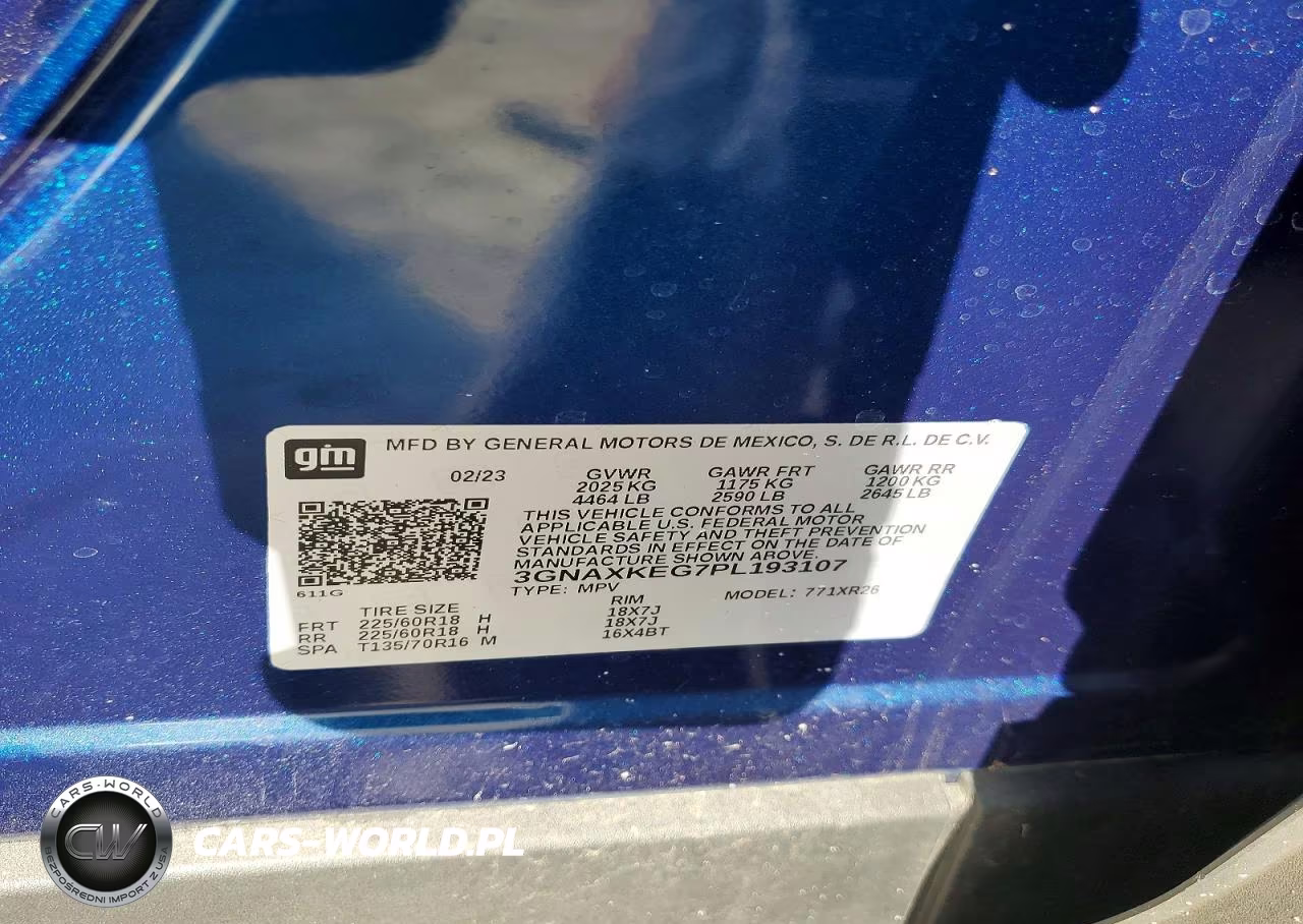 2023 Chevrolet Equinox Lt VIN:3GNAXKEG7PL193107 - 14