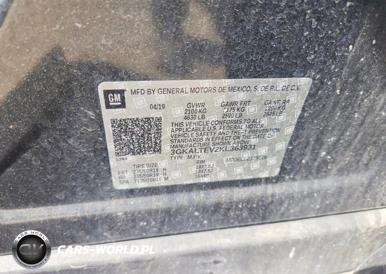 2019 GMC Terrain Sle VIN:3GKALTEV2KL363931 - 13
