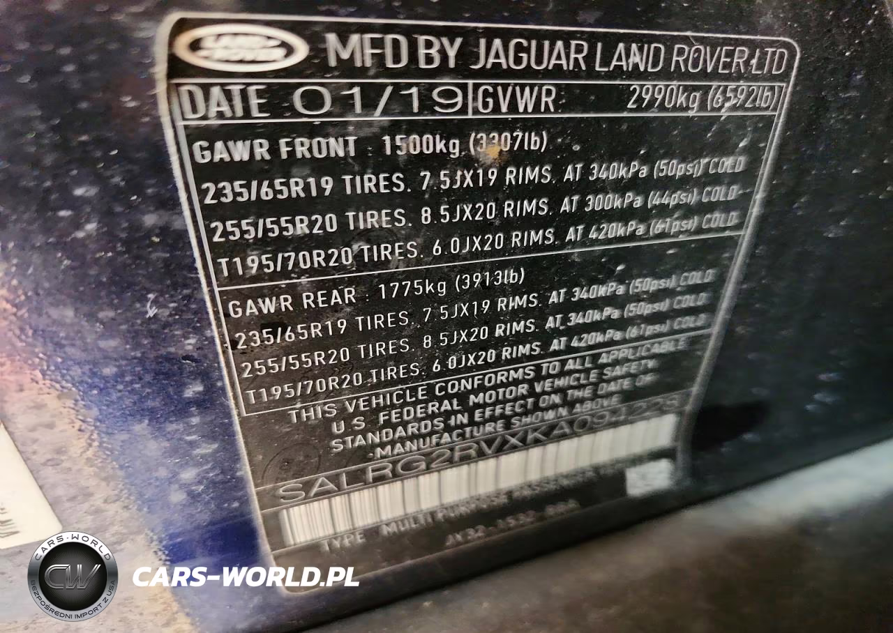 2019 Land Rover Discovery Se VIN:SALRG2RVXKA094228 - 13