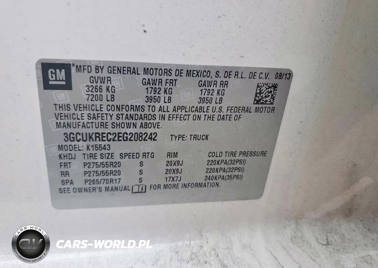 2014 Chevrolet Silverado K1500 Lt VIN:3GCUKREC2EG208242 - 12