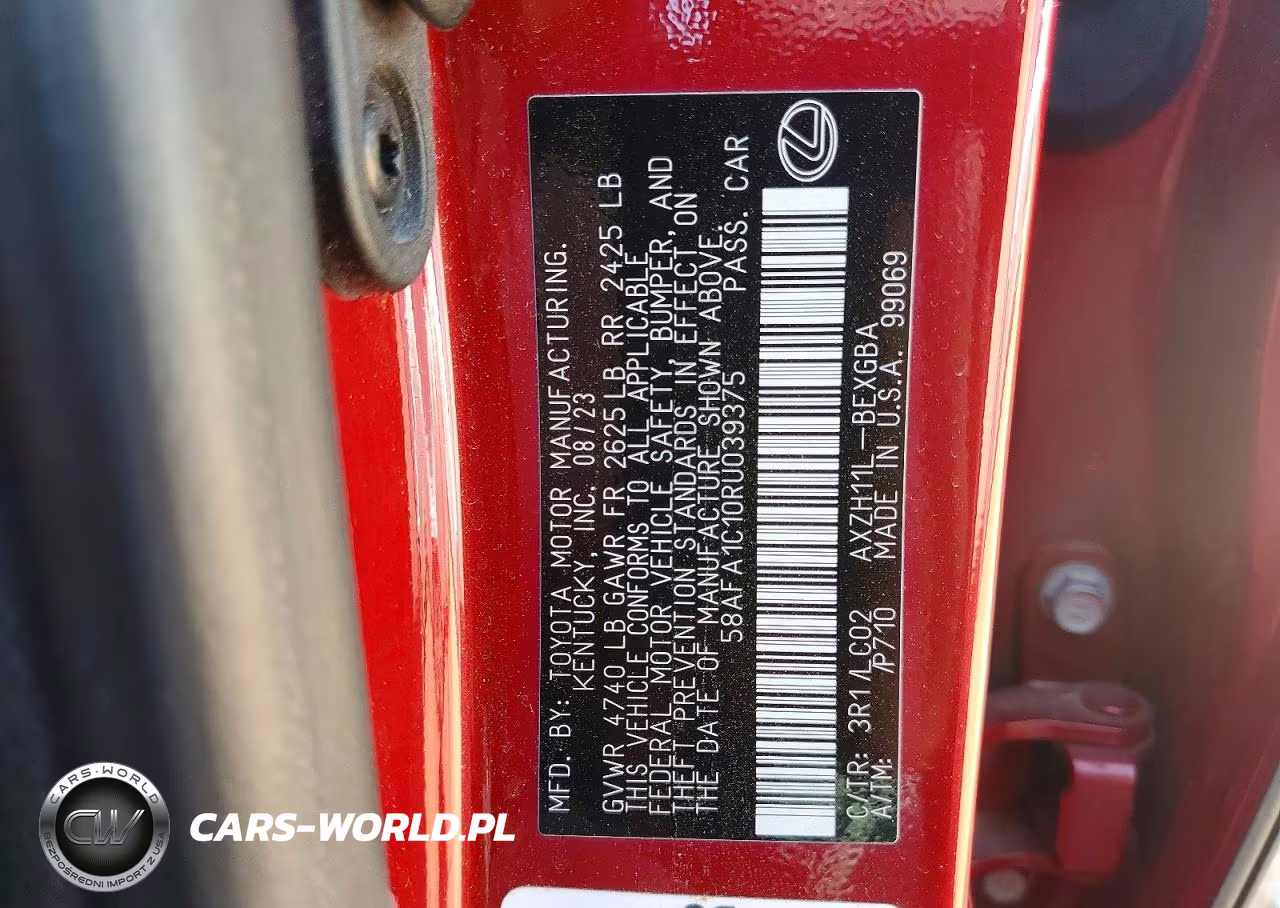2024 Lexus Es 300H Ultra Luxury VIN:58AFA1C10RU039375 - 12