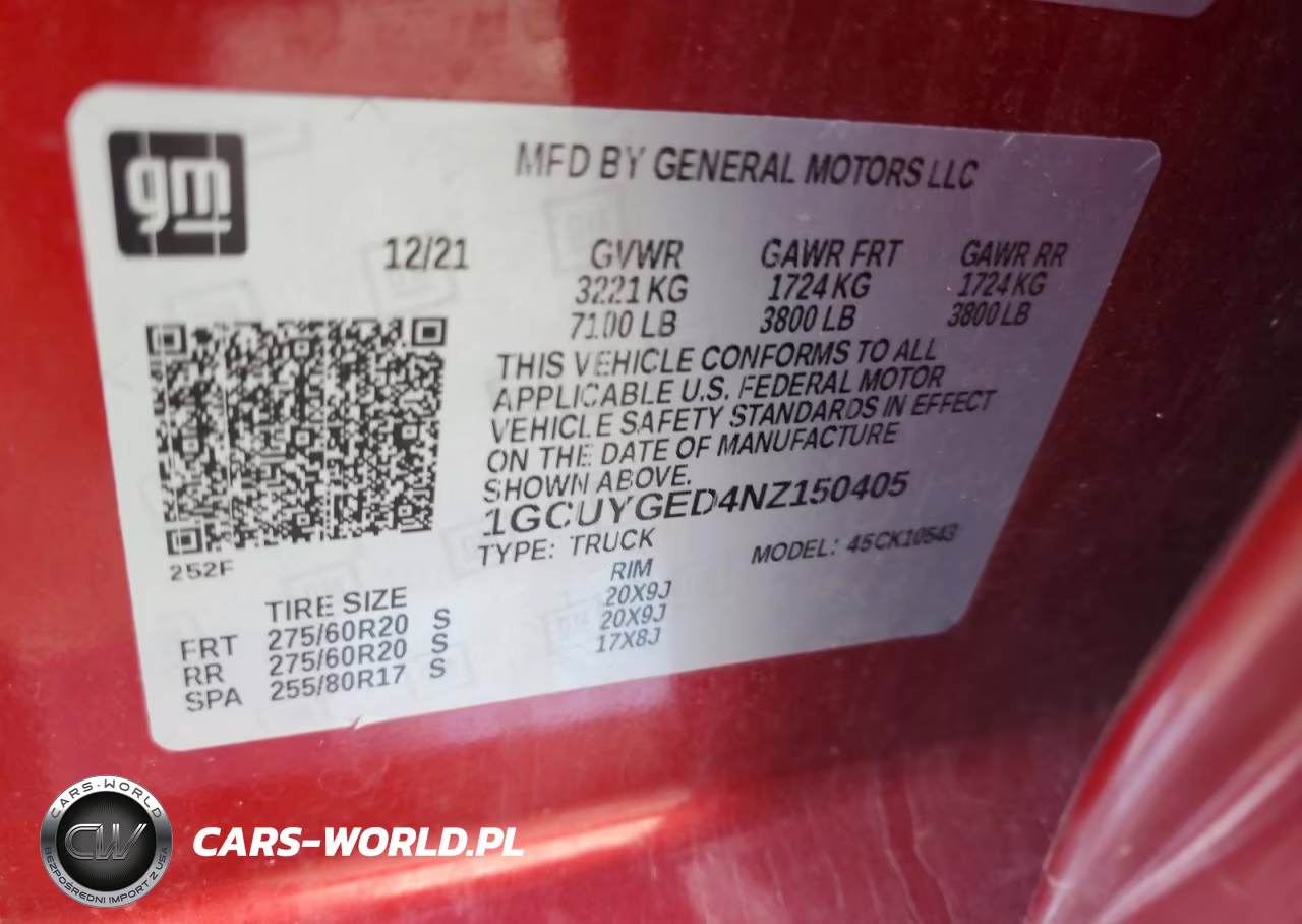2022 Chevrolet Silverado Ltd K1500 Ltz VIN:1GCUYGED4NZ150405 - 12