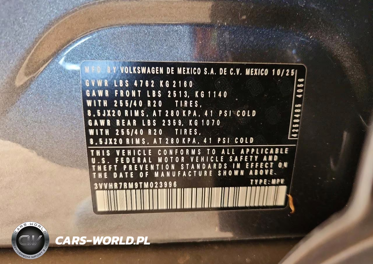 2026 Volkswagen Tiguan Se R-Line Black VIN:3VVHR7RM9TM023996 - 14