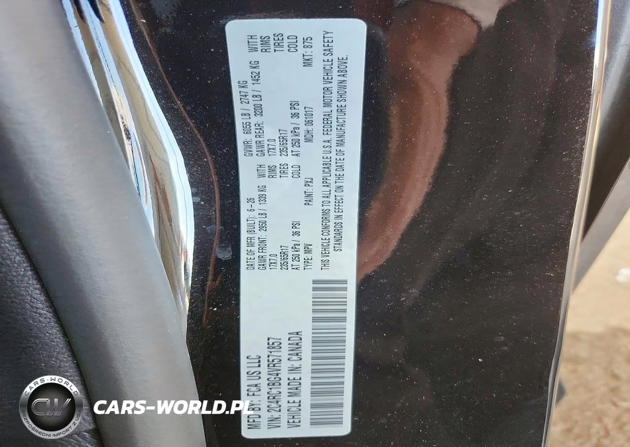 2027 Chrysler Pacifica Select VIN:2C4RC1BG4VR571857 - 13