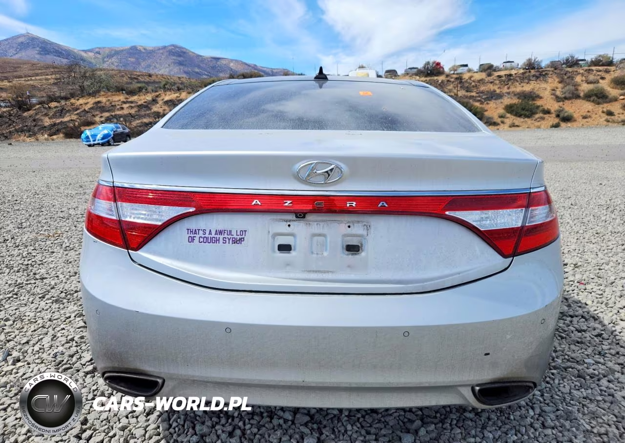 2012 Hyundai Azera Base VIN:KMHFH4JG7CA127201 - 6