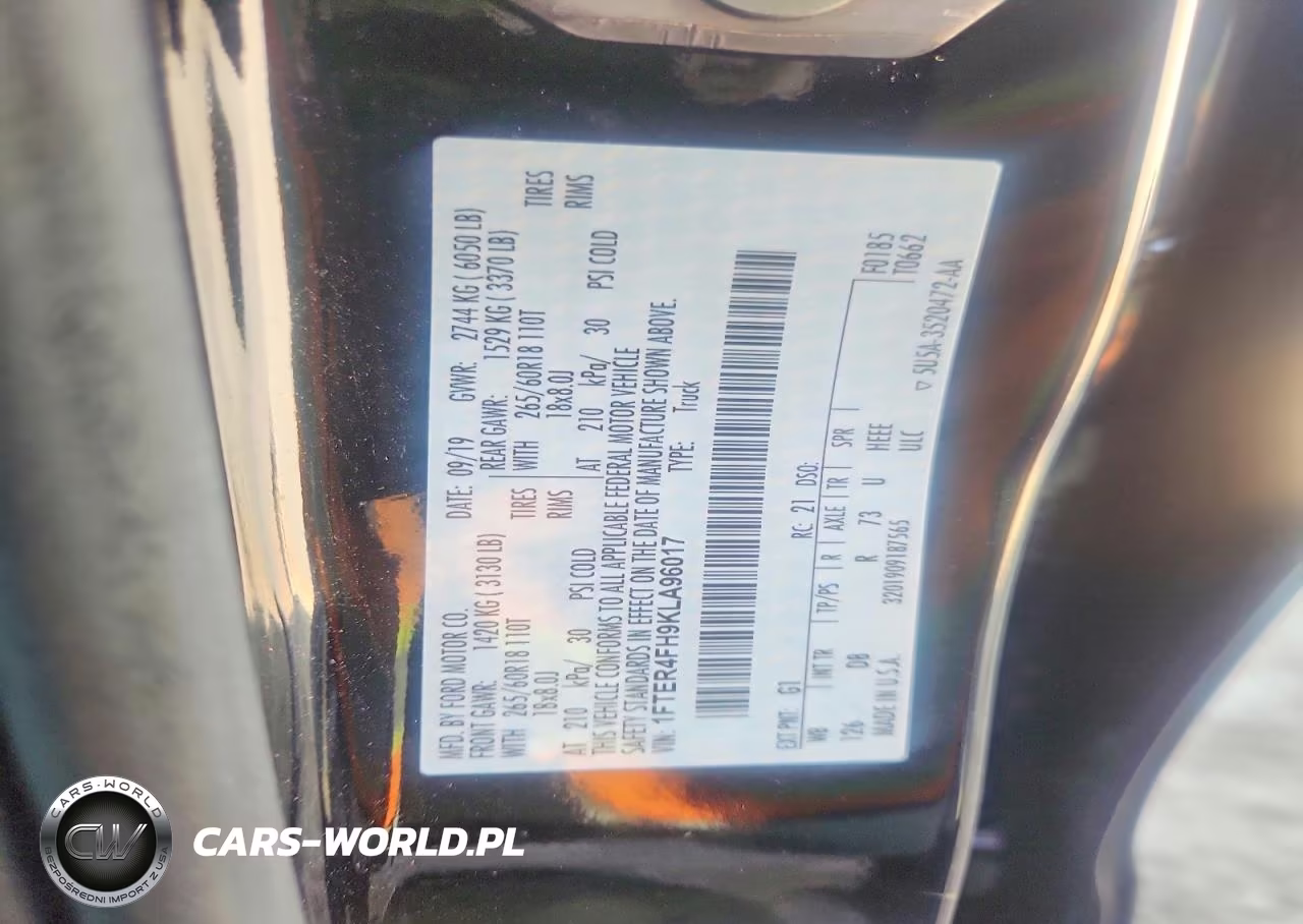 2019 Ford Ranger Xl VIN:1FTER4FH9KLA96017 - 12