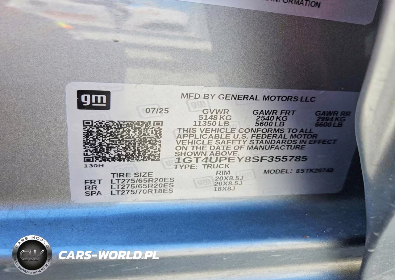 2025 GMC Sierra K2500 At4 VIN:1GT4UPEY8SF355785 - 13