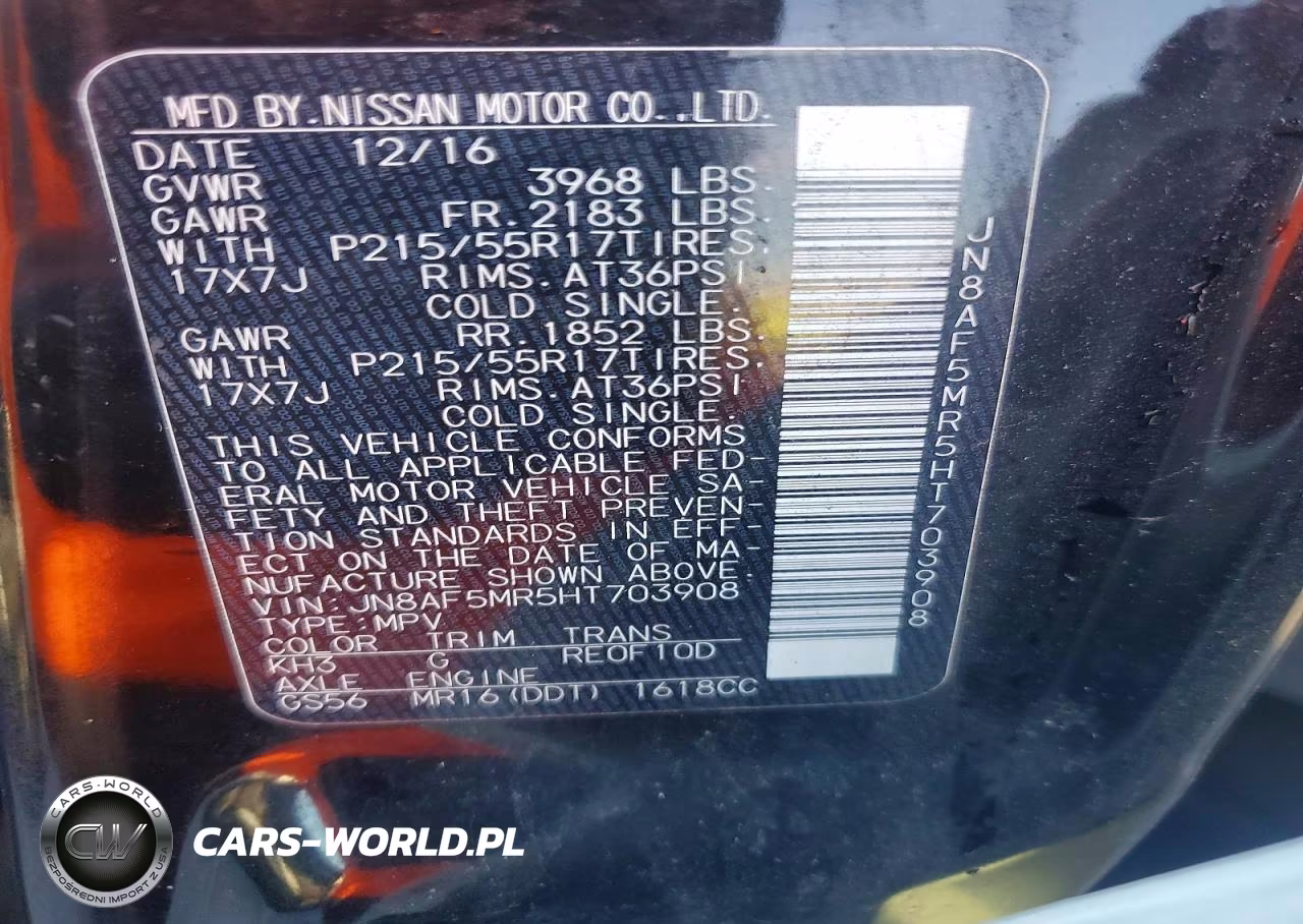 2017 Nissan Juke Sv VIN:JN8AF5MR5HT703908 - 14