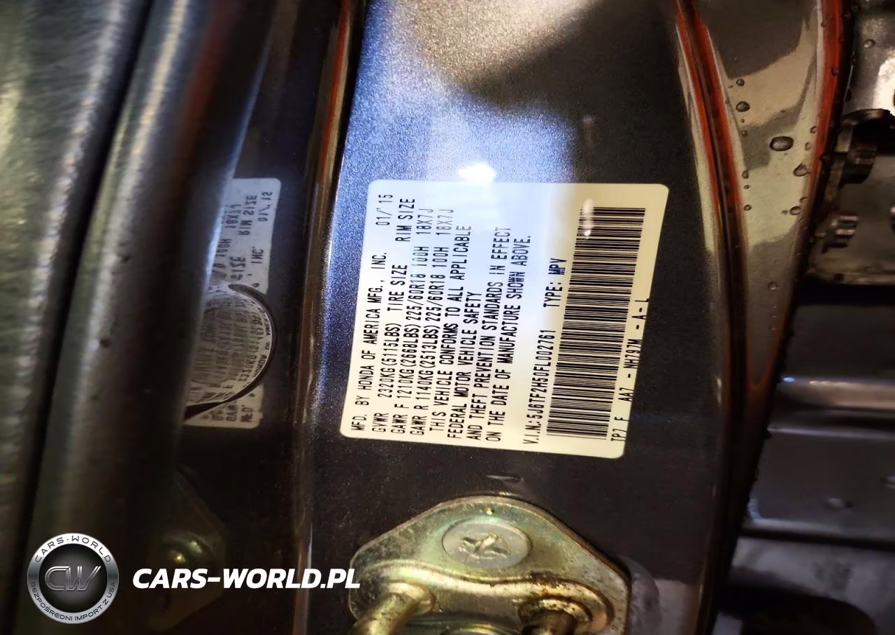2015 Honda Crosstour Exl VIN:5J6TF2H50FL002761 - 12