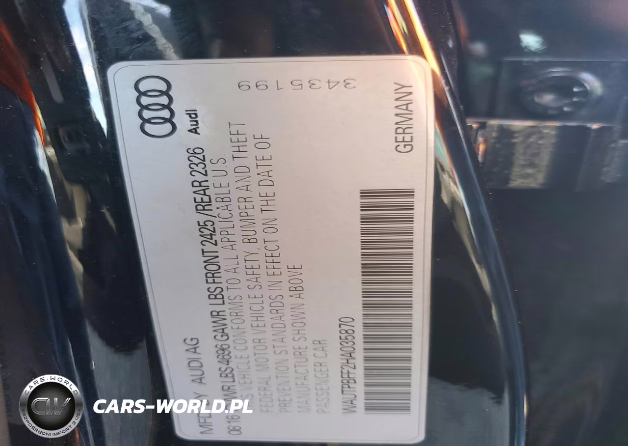 2017 Audi A3 E-Tron Premium Plus VIN:WAUTPBFF2HA035870 - 12
